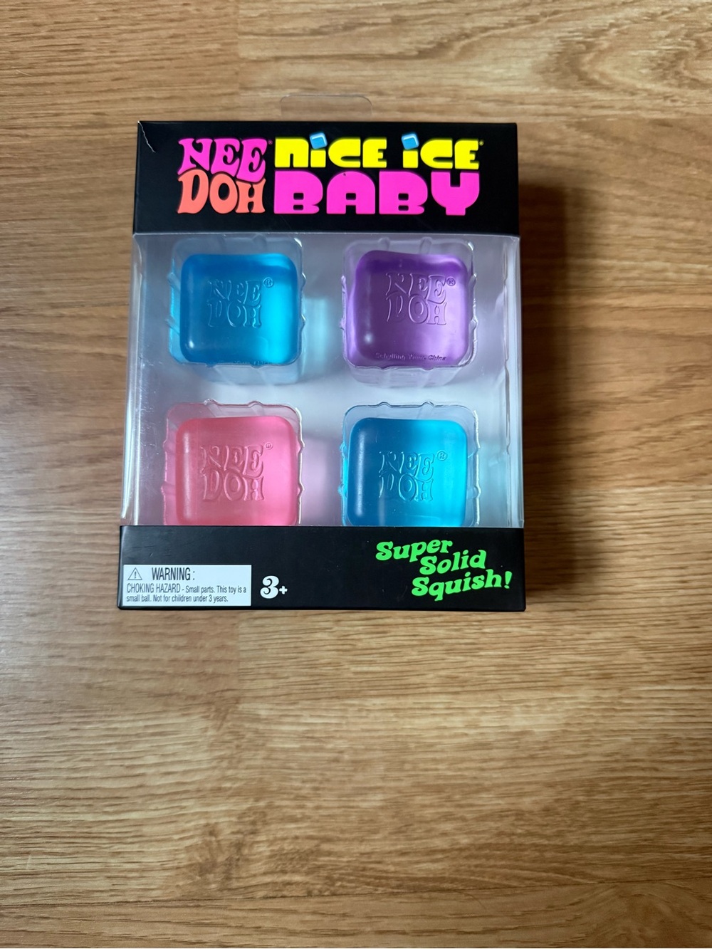 NeeDoh Nice Ice Baby 4-Pack Squish Set — Pink, Blue, Purple